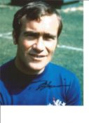 Football Ron Chopper Harris 10x8 Signed Colour Photo Pictured In Chelsea Kit. Good condition. All