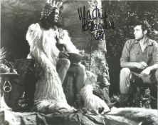 Martine Beswick signed 10x8 black and white photo. Good condition. All autographs come with a
