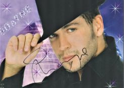 Shayne Ward Signed 10x8 Colour Promo Photograph. Ward Is Best Known For His Role As Aidan Connor