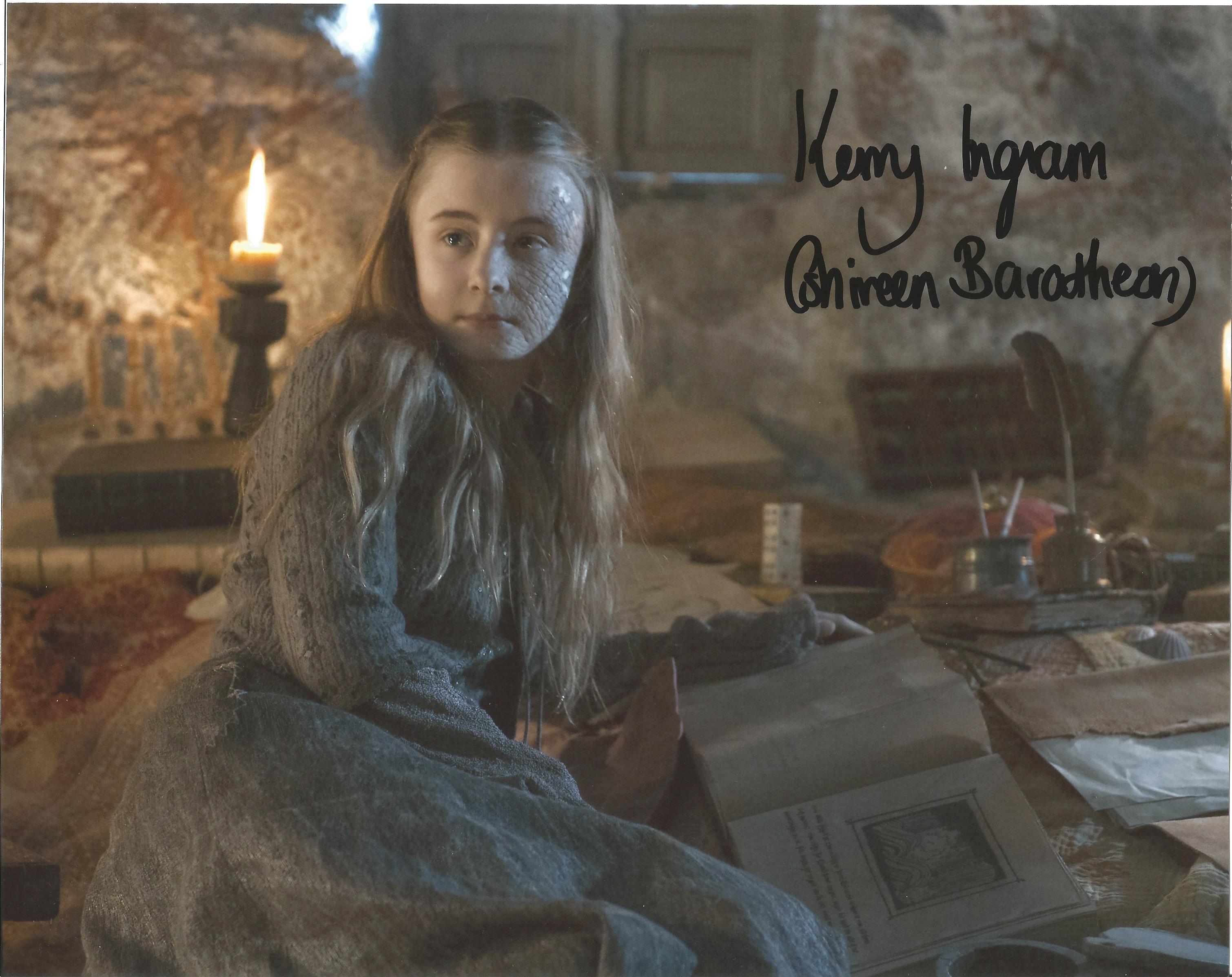 Kerry Ingram signed 10x8 colour photo. Good condition. All autographs come with a Certificate of