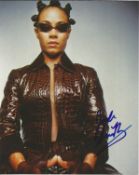 Jada Pinkett-Smith signed 10x8 colour photo. Good condition. All autographs come with a