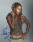 Megalyn Echikunwoke American Film And Television Actress 10x8 Signed Colour Photo. Good condition.