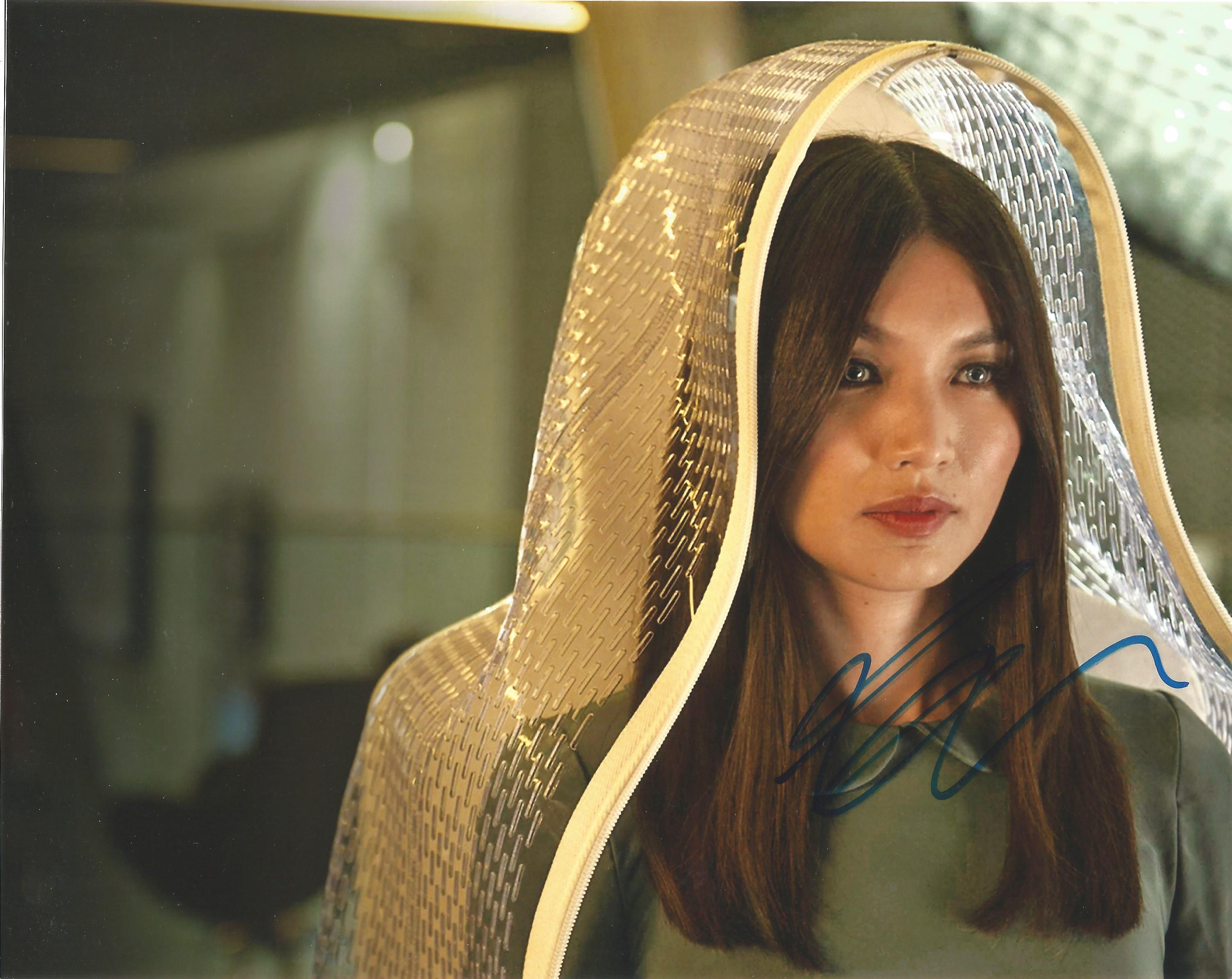 Gemma Chan signed 10x8 colour photo. Good condition. All autographs come with a Certificate of