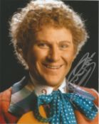 Colin Baker signed 10x8 colour Dr Who photo. Good condition. All autographs come with a