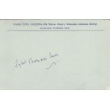 Sybil Thorndike British Stage Actress 6x4 Signature Piece On Blue Card. Good condition. All