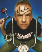 Fatboy Slim signed 10x8 colour photo. Good condition. All autographs come with a Certificate of