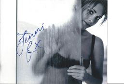 Jenni Falconer signed 10x8 black and white photo. Good condition. All autographs come with a
