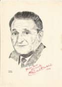 Charlie Chester (11x8) English Comedian, Television And Radio Presenter 11x8 Signed Pen And Ink