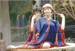 Christine Kaufman signed 12x8 colour photo. Slight bend to top of photo. Good condition. All