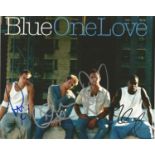 Blue signed 10x8 colour photo. Good condition. All autographs come with a Certificate of