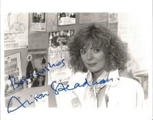 Alison Steadman signed 10x8 black and white photo. Good condition. All autographs come with a