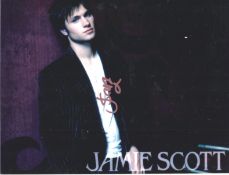 Jamie Scott British Singer Songwriter Best Known For The Song Unbreakable. Signed 10x8 Colour Photo.