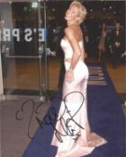 Nell Mcandrew British Glamour Model Signed 10x8 Colour Photo. Good condition. All autographs come