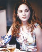 Erika Christensen American Actress And Singer 10x8 Signed Colour Photo. Good condition. All