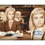 Teri Scoble and Lesley Scoble British Child Actresses In The Film Village Of The Damned. 10x8