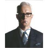 John Slattery American Actor Best Known For Starring In The TV Series Mad Men. Signed 10x8 Colour