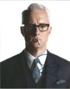 John Slattery American Actor Best Known For Starring In The TV Series Mad Men. Signed 10x8 Colour