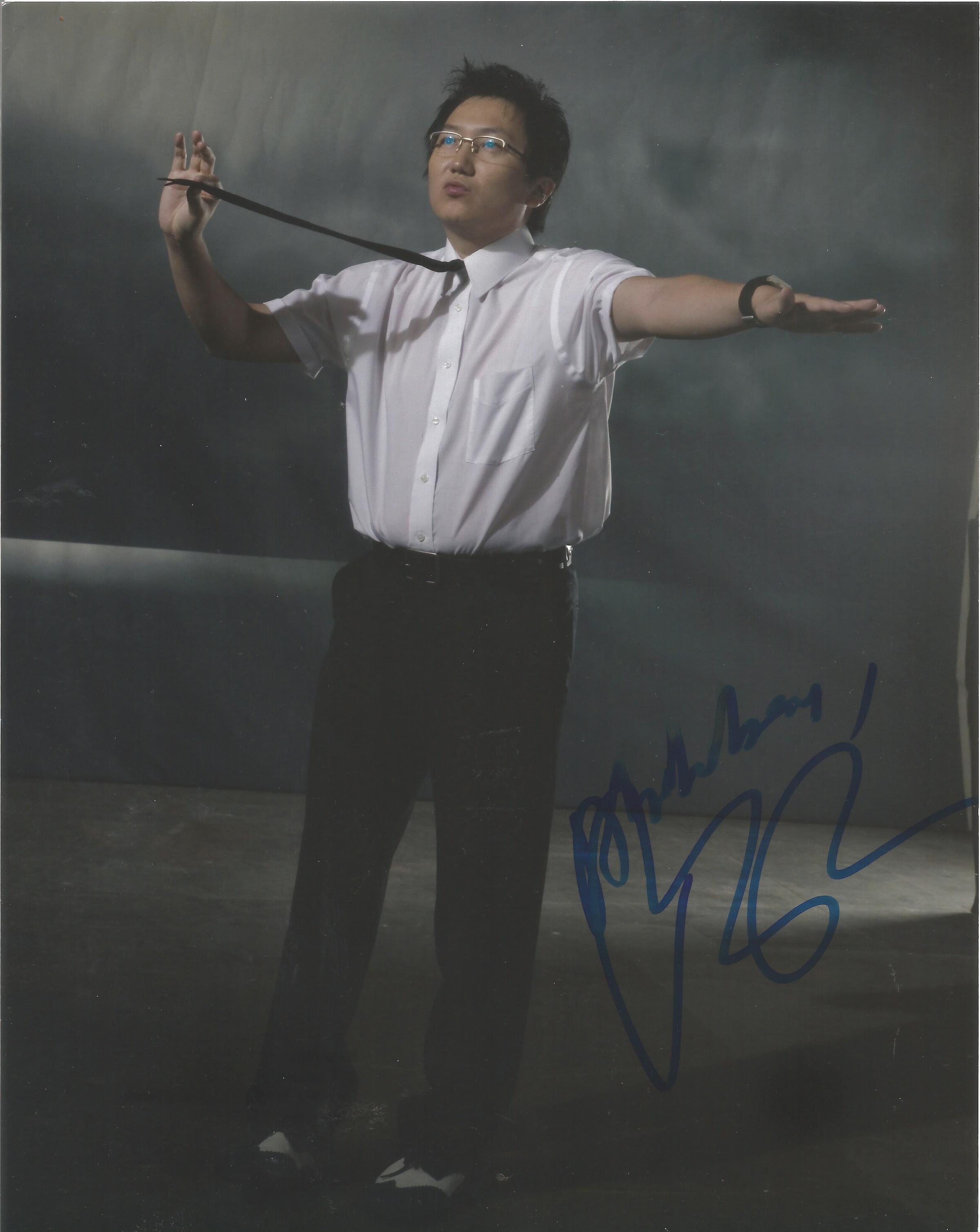 Masi Oka Japanese-American Actor, Producer And Digital Effects Artist 10x8 Signed Colour Photo. Good