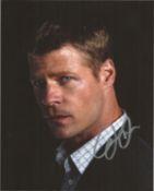 Joel Gretsch American Actor Signed 10x8 Colour Photo. Good condition. All autographs come with a