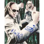 The Matrix Twins Neil And Adrian Rayment Signed 10 X 8 Inch Colour Photo From The Movie. Good