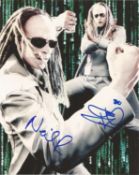 The Matrix Twins Neil And Adrian Rayment Signed 10 X 8 Inch Colour Photo From The Movie. Good