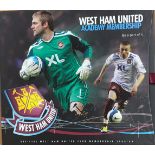 West Ham Utd Academy 2008/09 Official Club Membership Pack. Season Review DVD and Season Review