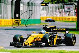 Motor Racing Jolyon Palmer signed Renault Formula One 12x8 colour photo. Jolyon Palmer (born 20