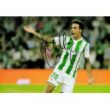 Football Cristian Tello signed Real Betis 12x8 colour photo. Cristian Tello Herrera (born 11