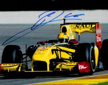 Motor Racing Robert Kubica signed Renault Formula One 12x8 colour photo. Robert Józef Kubica (