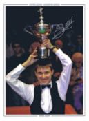 Autographed Stephen Hendry 16 X 12 Edition - Col, Depicting A Wonderful Image Showing The Scot