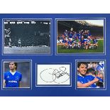 Football Graeme Sharp 16x12 overall mounted signature piece includes signed album page and four