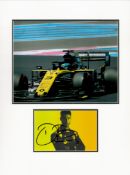 Motor Racing Daniel Ricciardo 16x12 overall mounted signature piece includes a signed album page and