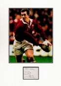 Rugby Union Rob Howley 16x11 overall Wales mounted signature piece includes signed album page and