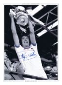 Autographed West Ham United 16 X 12 Editions X 2 - Colz, Depicting Captain Billy Bonds Holding Aloft