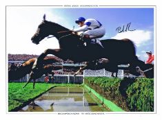 Autographed Bob Champion 16 X 12 Edition - Col, Depicting A Stunning Image Of Aldaniti Ridden By