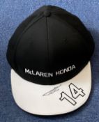 Motor Racing Fernando Alonso signed McLaren Honda cap. Fernando Alonso Díaz (; born 29 July 1981) is