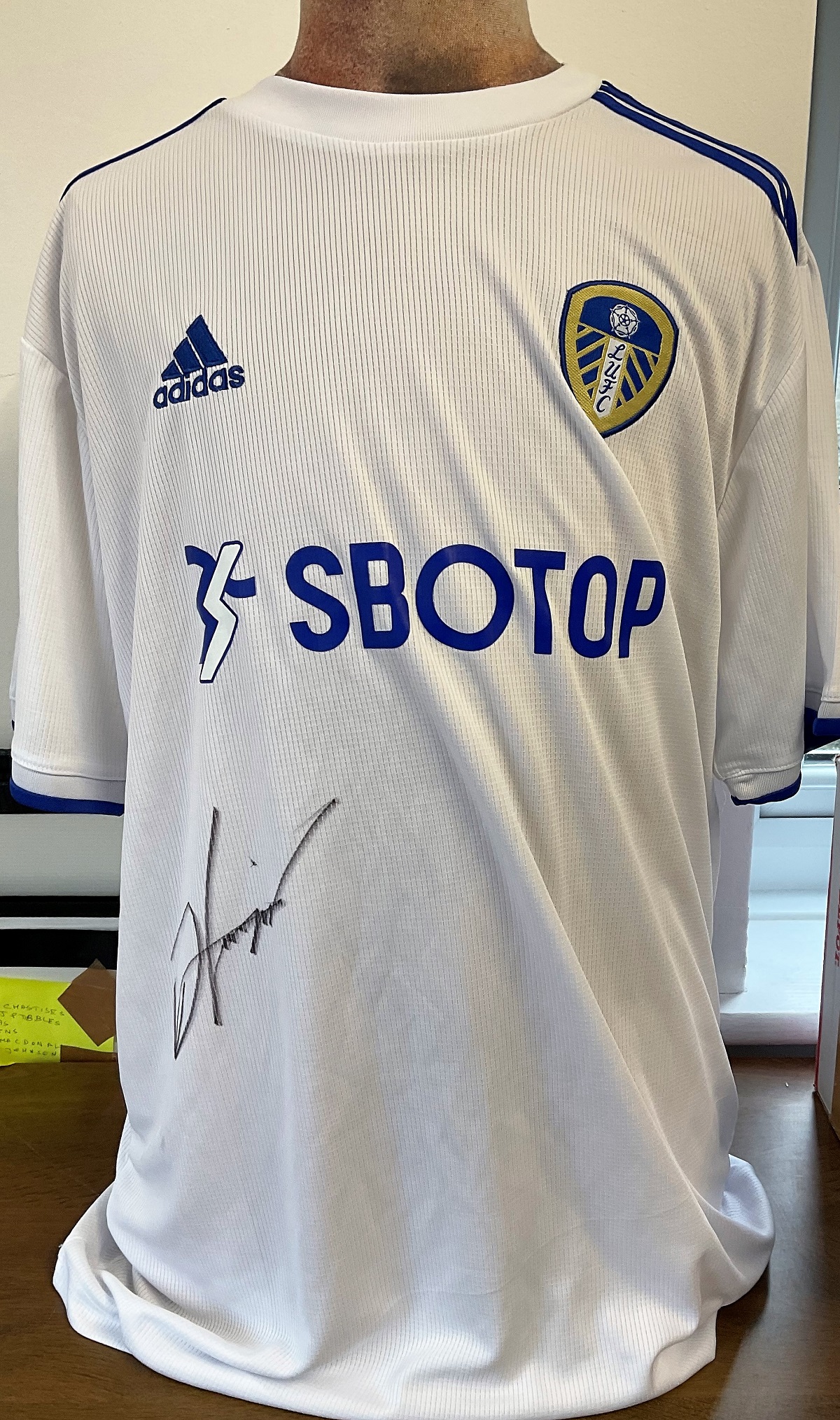 Football Jack Harrison signed Leeds United replica home shirt. Jack David Harrison (born 20 November