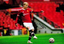Football Donny van de Beek signed Manchester United 12x8 colour photo. Donny van de Beek ( born 18