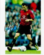 Football Ryan Giggs signed Manchester United 10x8 colour photo. Ryan Joseph Giggs OBE (born