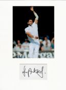 Cricket Liam Plunkett 16x12 overall mounted signature piece includes a signed album page and a