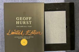 Sir Geoff Hurst Personally Signed Limited Edition 762/1100 Autobiography Titled '1966 And All That'.