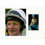 Horse Racing Pat Eddery 16x12 overall mounted signature piece includes signed colour photo and