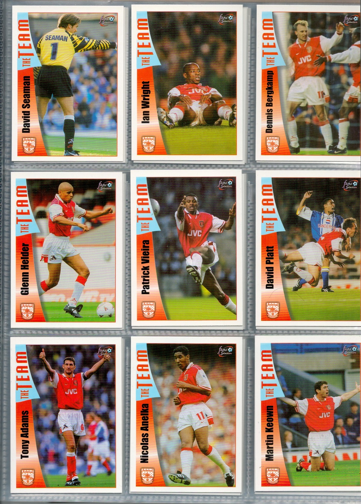 Arsenal FC Trading Card Collectors Album Complete Set from 1997/98 Season. 1-90 Complete Set. - Image 2 of 5