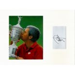 Golf Curtis Strange 16x12 mounted signature piece includes a signed album page and a colour photo