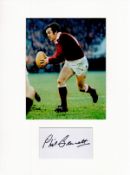 Rugby Union Phil Bennett 16x12 overall Wales mounted signature piece includes signed album page