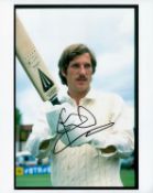 Cricket Ian Botham signed 10x8 vintage colour photo. Ian Terence Botham, Baron Botham, Kt, OBE (born