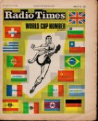 Radio Times World Cup Mag from July 7th 1966 Volume 172. London and South East Edition. Used. Good