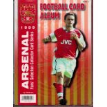 Arsenal FC Trading Card Collectors Album Complete Set from 1999 Season. 1-99 Complete Set. Some '