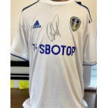 Football Helder Costa signed Leeds United replica home shirt size XL. Helder Wander Sousa de Azevedo