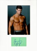 Cody Rhodes WWE 16x12 overall mounted signature piece includes signed album page and a colour photo.